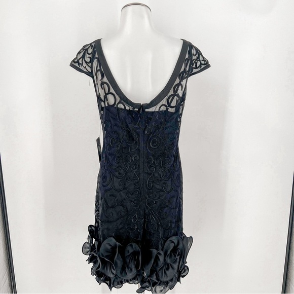 Guess Floral-Lace Ruffled-Hem Sheath - Picture 7 of 12